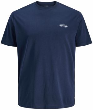 Jack & Jones Plus Tričko 'JJENoa'  námornícka modrá / biela