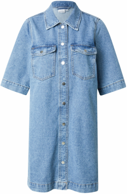 VERO MODA Košeľové šaty  modrá melírovaná