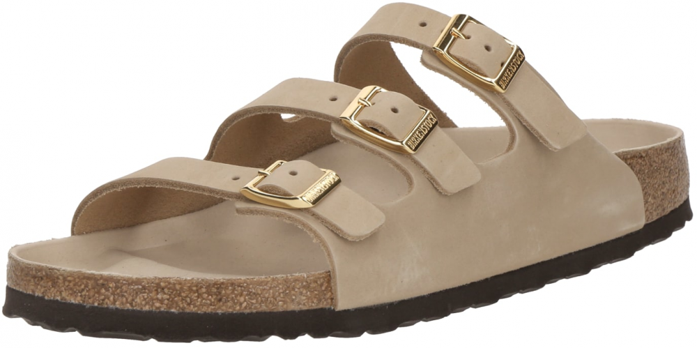 BIRKENSTOCK Šľapky 'Florida'  kapučíno