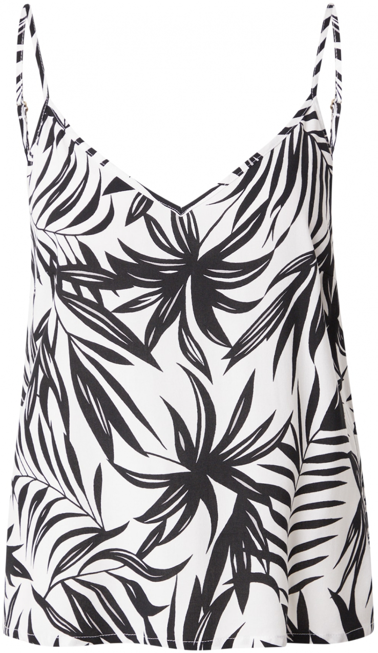 VERO MODA Top 'VMEASY JOY'  čierna / biela