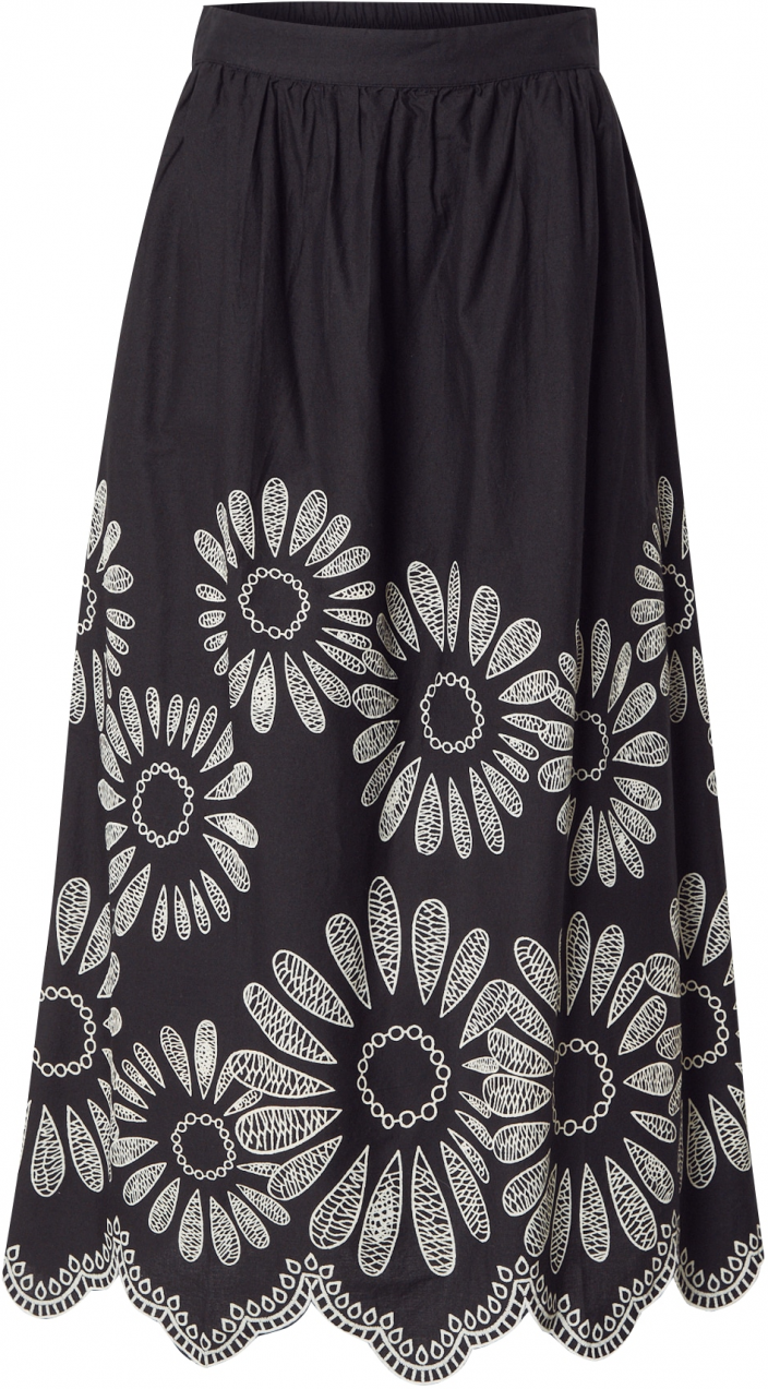 VERO MODA Sukňa 'VMBLAKELY'  čierna / biela