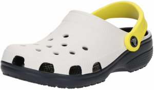 Crocs Otvorená obuv  žltá / čierna / biela