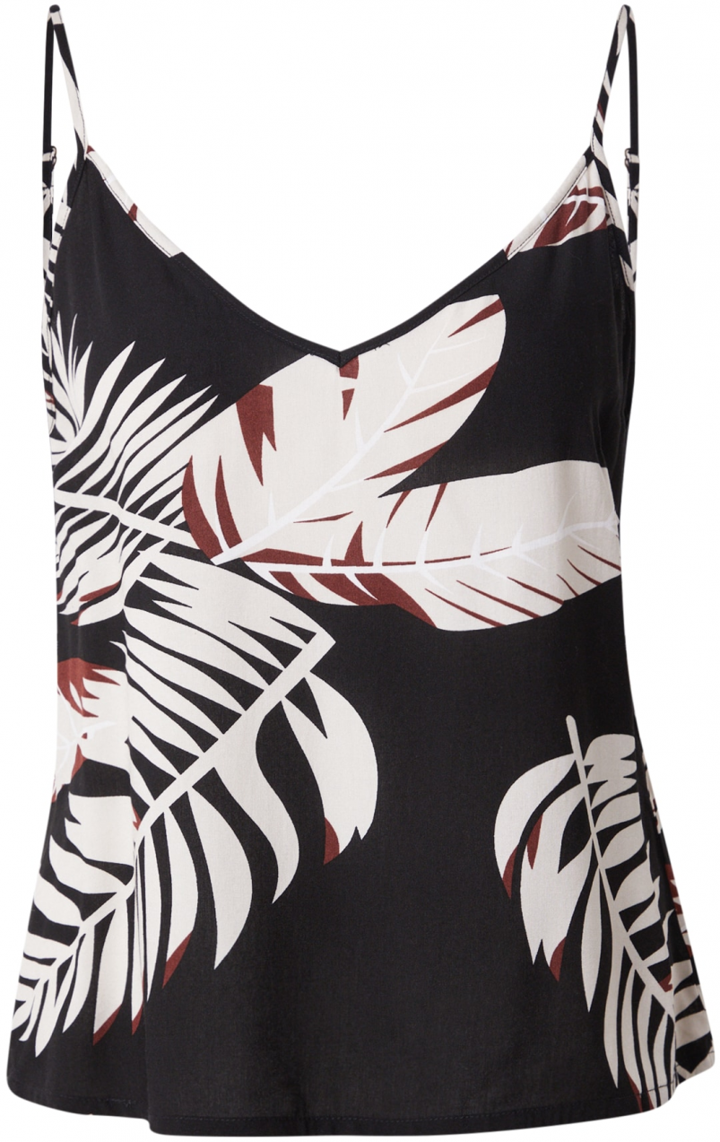 VERO MODA Top 'VMEASY JOY'  telová / hrdzavohnedá / čierna / biela