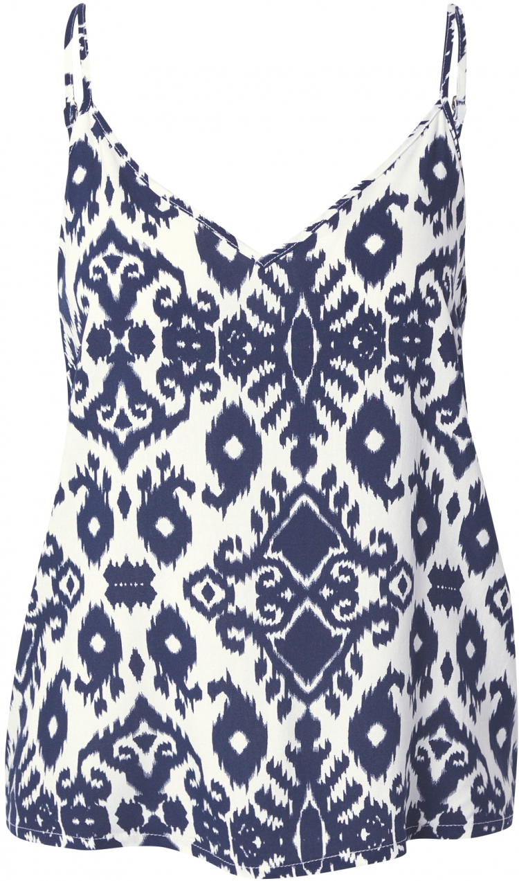 VERO MODA Top 'VMEASY JOY'  námornícka modrá / biela