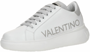 Valentino Shoes Nízke tenisky  svetlosivá / biela