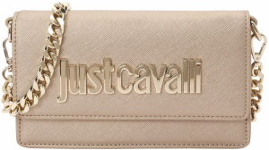 Just Cavalli Listová kabelka  svetlobéžová / zlatá