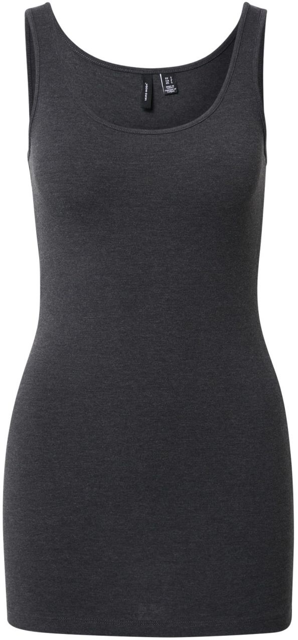 VERO MODA Top 'Maxi'  antracitová