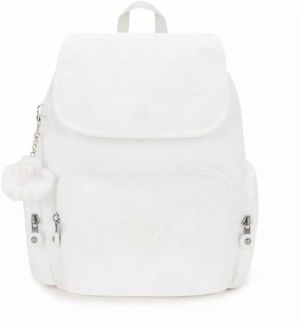 KIPLING Batoh  prírodná biela
