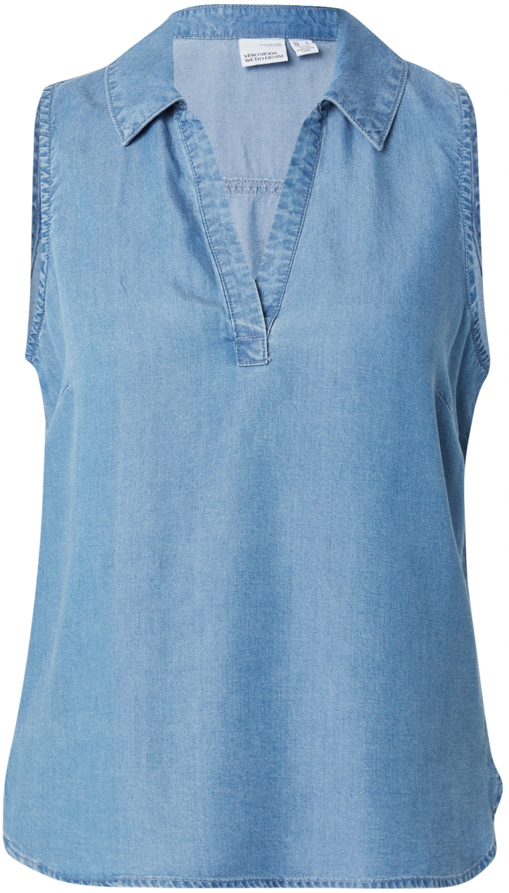 VERO MODA Blúzka 'Harper'  modrá denim