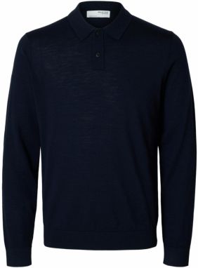 SELECTED HOMME Sveter 'TRAY'  námornícka modrá