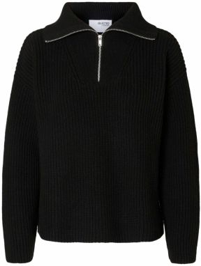 SELECTED FEMME Sveter 'Bloomie'  čierna