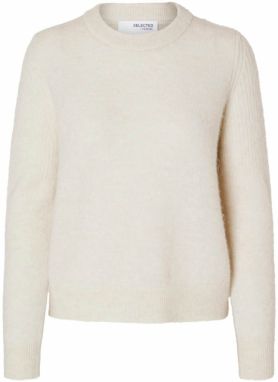 SELECTED FEMME Sveter 'Sia Ras'  svetlobéžová