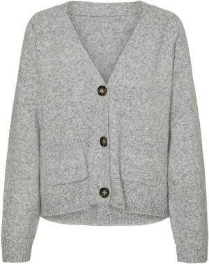 VERO MODA Kardigán 'Boom'  sivá melírovaná