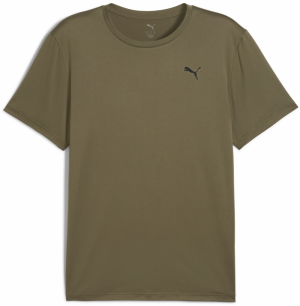 PUMA Funkčné tričko 'Tad Essentials'  zelená / čierna