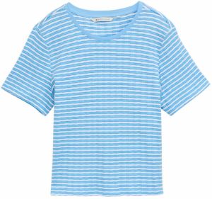 TOM TAILOR DENIM Tričko  svetlomodrá / biela