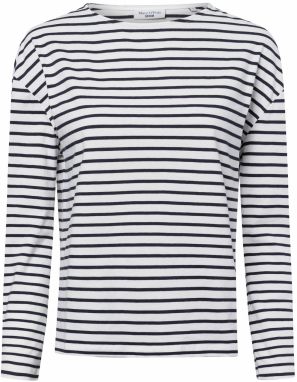 Marc O'Polo DENIM Tričko  námornícka modrá / biela