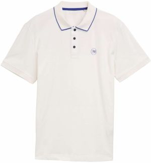 TOM TAILOR Tričko  modrá / šedobiela