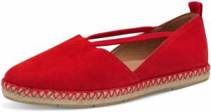 Tamaris Espadrilky  červená