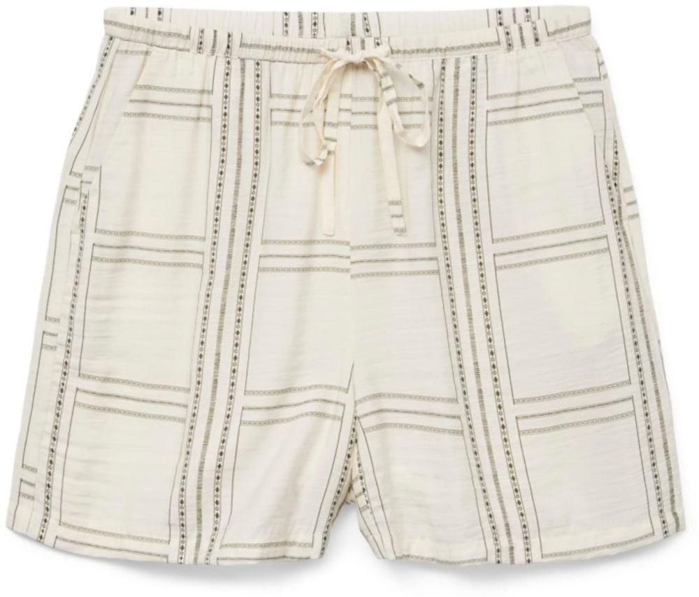 VERO MODA Nohavice 'VMJOSIE BERTA'  kaki / biela