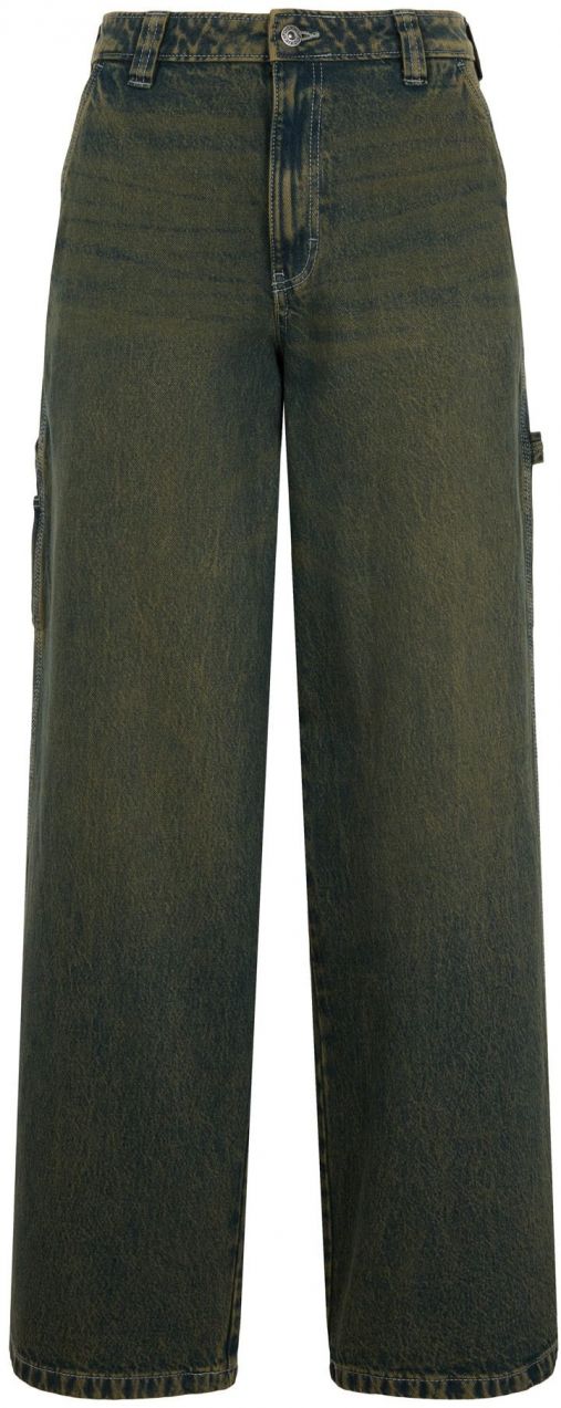 DICKIES Nohavice 'HILHAM'  tmavozelená