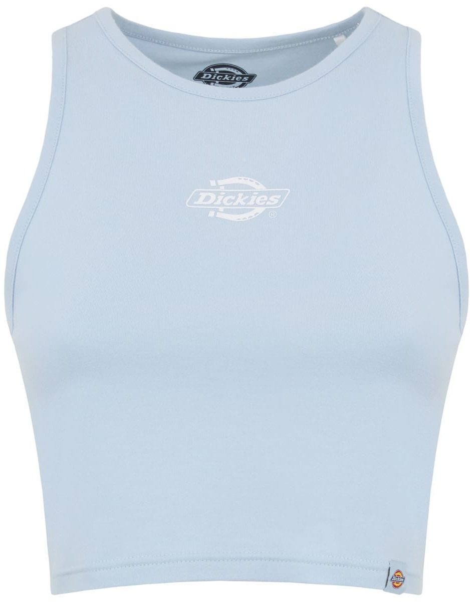 DICKIES Top 'POWERS'  nebesky modrá / biela