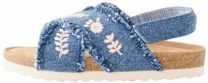 Next Sandále  béžová / modrá denim