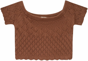 Bershka Sveter  gaštanová