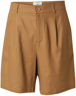 DAN FOX APPAREL Plisované nohavice 'Alan'  hnedá