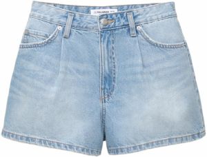 Pull&Bear Plisované rifle  modrá denim
