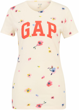 Gap Tall Tričko  krémová / žltá / ružová / oranžovo červená