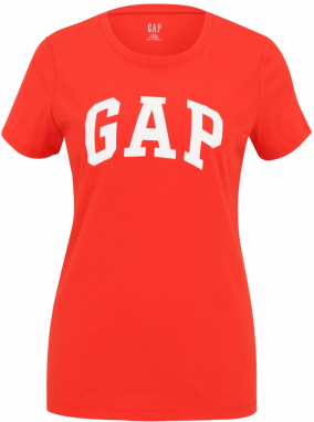 Gap Tall Tričko 'CLASSIC'  červená / biela