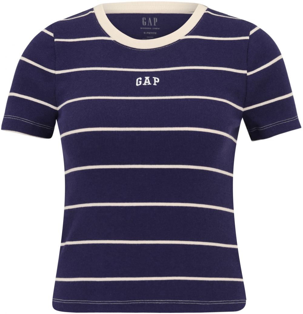 Gap Petite Tričko  námornícka modrá / biela