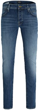 Jack & Jones Plus Džínsy 'JJIGLENN JJFOX'  tmavomodrá