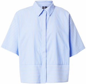 VERO MODA Blúzka 'VMHANNA'  svetlomodrá / biela
