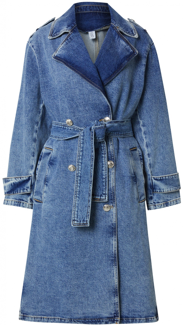 Liu Jo Prechodný kabát 'SEVENTIES'  modrá denim