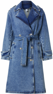 Liu Jo Prechodný kabát 'SEVENTIES'  modrá denim