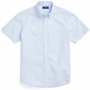 Polo Ralph Lauren Košeľa  modrosivá / biela