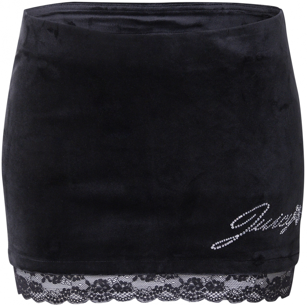 Juicy Couture Sukňa  čierna / priehľadná