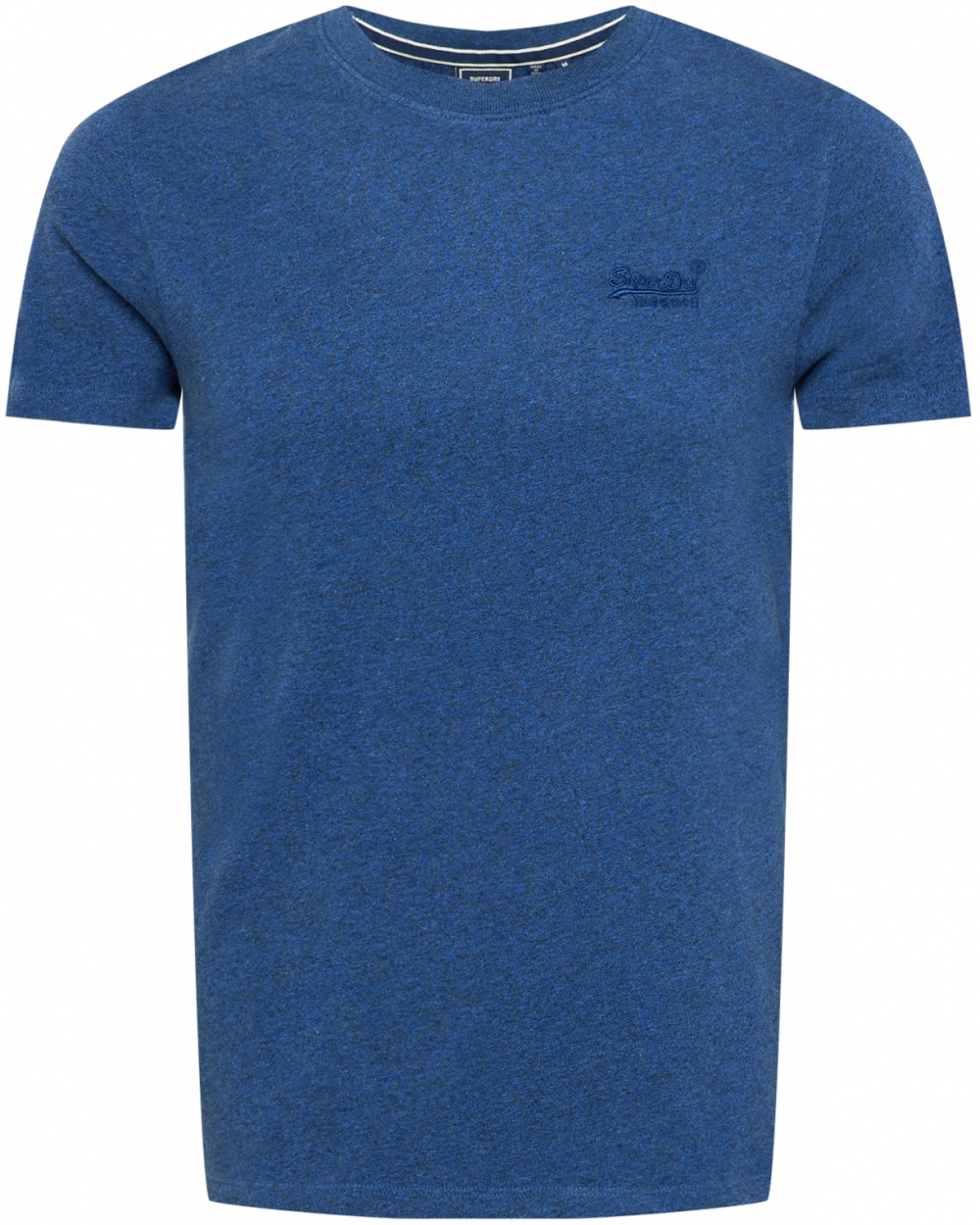 Superdry Tričko 'Essential'  tmavomodrá / modrá melírovaná