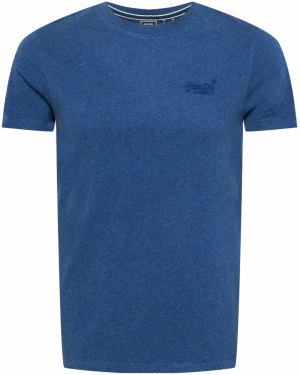 Superdry Tričko 'Essential'  tmavomodrá / modrá melírovaná