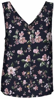 VERO MODA Top 'VMBUMPY'  námornícka modrá / zelená / ružová / biela