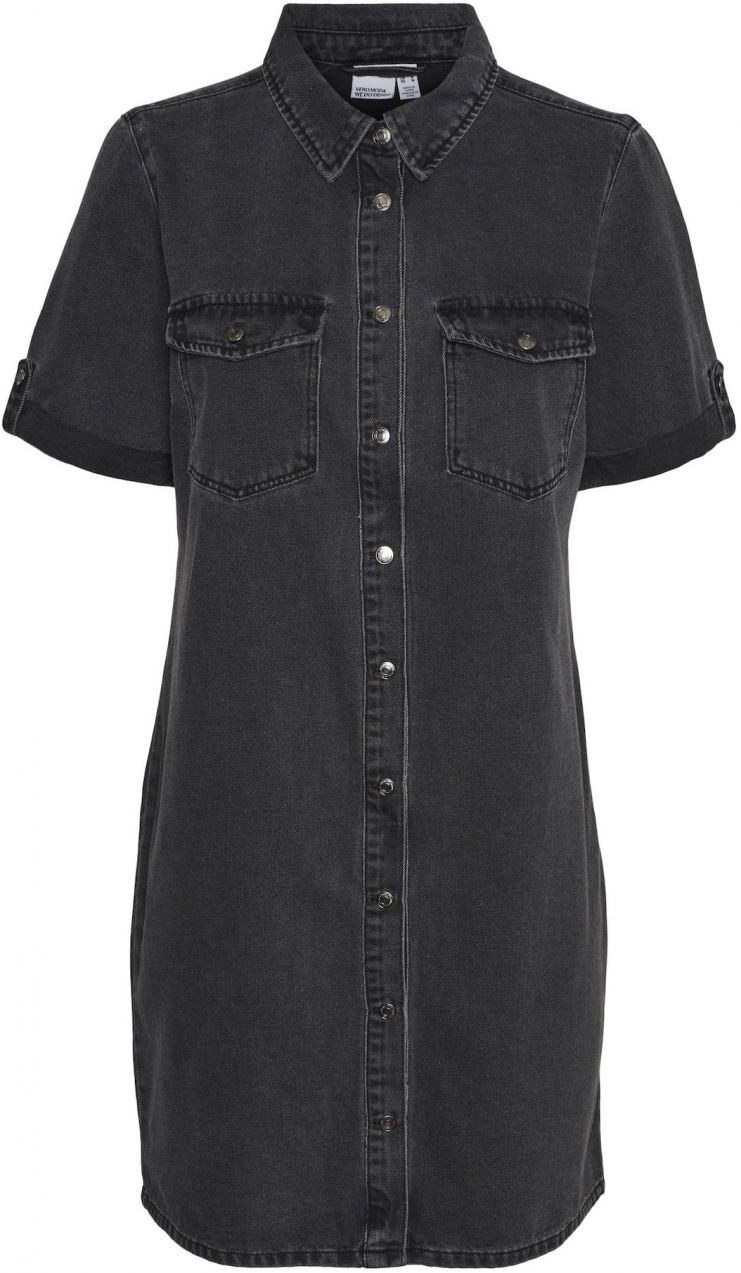 VERO MODA Košeľové šaty 'Jennie'  čierna