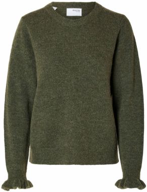 SELECTED FEMME Sveter 'LULU'  tmavozelená