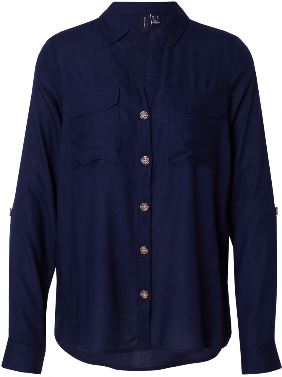 VERO MODA Blúzka 'BUMPY'  námornícka modrá