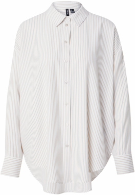 VERO MODA Blúzka 'NORA'  béžová / biela