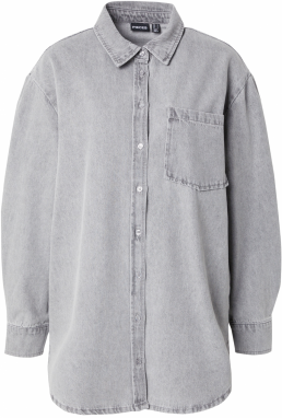 PIECES Blúzka 'MAISIE'  sivý denim