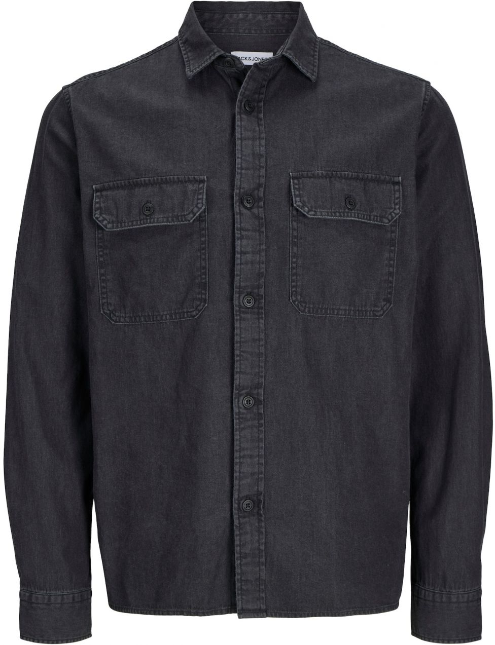 JACK & JONES Košeľa 'ETravis'  čierny denim