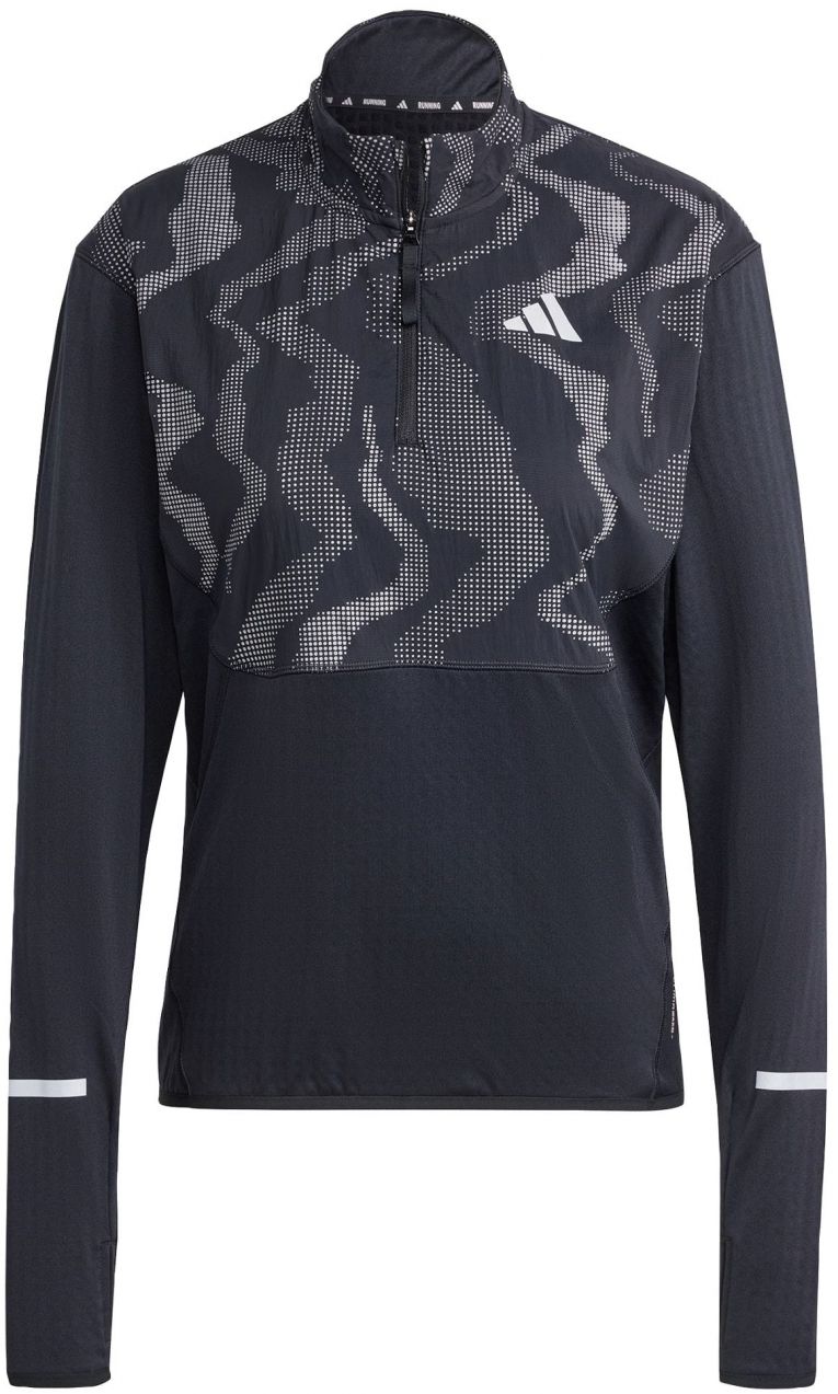 ADIDAS PERFORMANCE Funkčné tričko 'Ultimate'  čierna / strieborná / biela