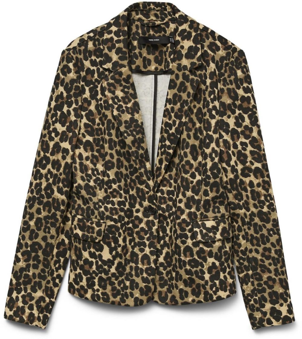 VERO MODA Blejzer 'JULIA'  béžová / hnedá / čierna