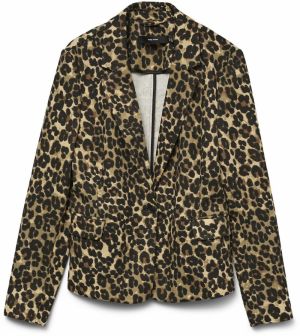 VERO MODA Blejzer 'JULIA'  béžová / hnedá / čierna